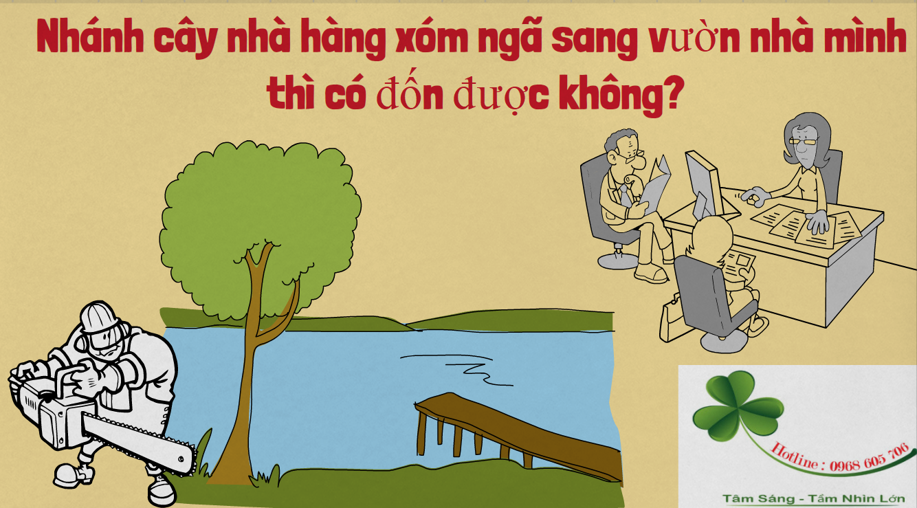 Nhanh cay nha hang xom nga sang nha minh thi co don duoc khong - Nh&aacute;nh c&acirc;y nh&agrave; h&agrave;ng x&oacute;m ngả sang vườn nh&agrave; m&igrave;nh, th&igrave; c&oacute; đốn được kh&ocirc;ng?